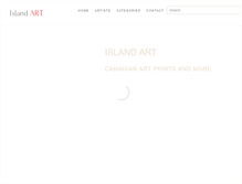 Tablet Screenshot of islandart.com